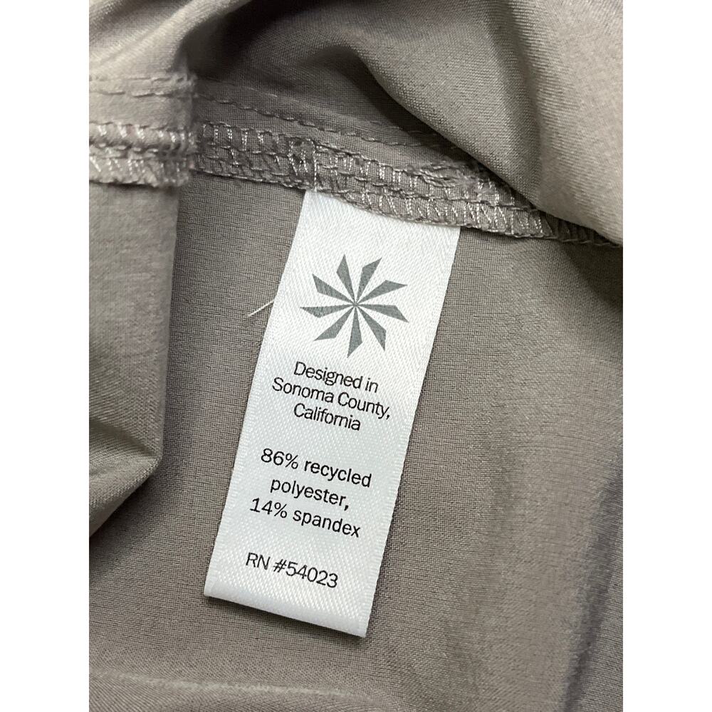 Athleta Chelsea Wide Leg Pants Gray Light Asphalt Size 6 Travel Athleisure - Picture 10 of 13
